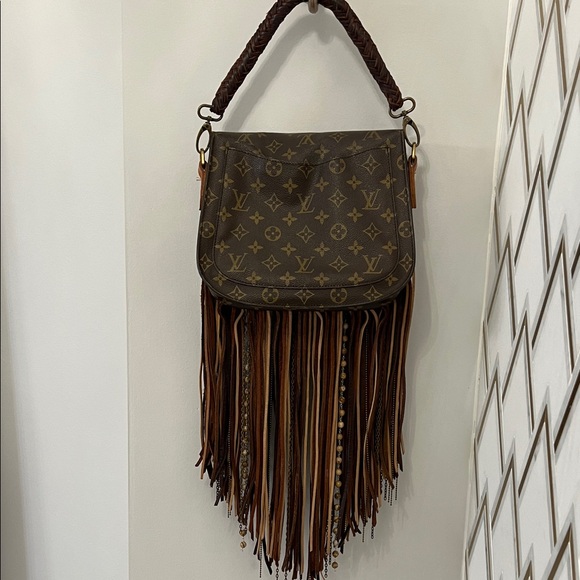 Vintage Boho World Traveler Fringe Designer Handbag - Picture 6 of 6